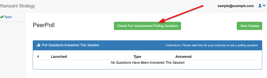 PeerPoll Student Dashboard
